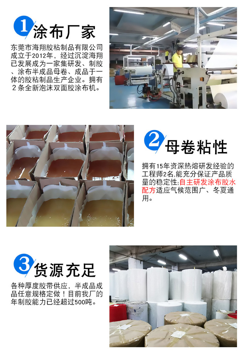 海翔之星可移除泡棉膠帶高粘可易不殘膠可反復多次使用