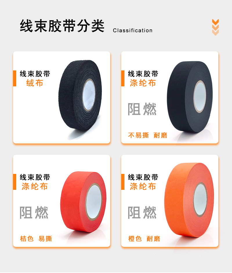 絨布線束膠帶